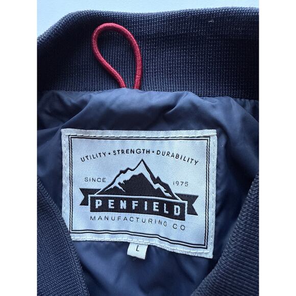 Penfield Men's Kasota Quilted Bomber Jacket in Navy Size Large - Picture 8 of 8